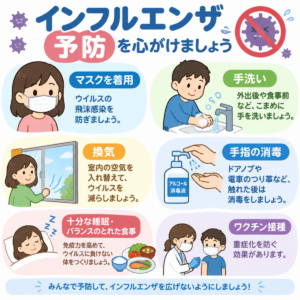 インフルエンザの時期に気をつけたいこと